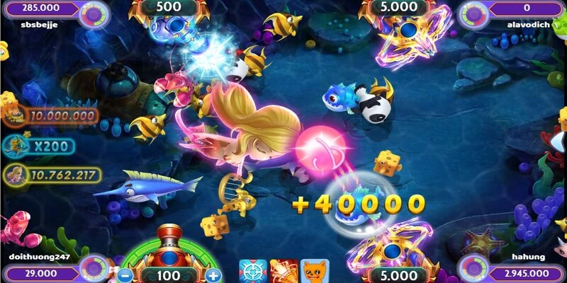 Bắn cá đổi thưởng thẻ cào Fish Hunter Monster